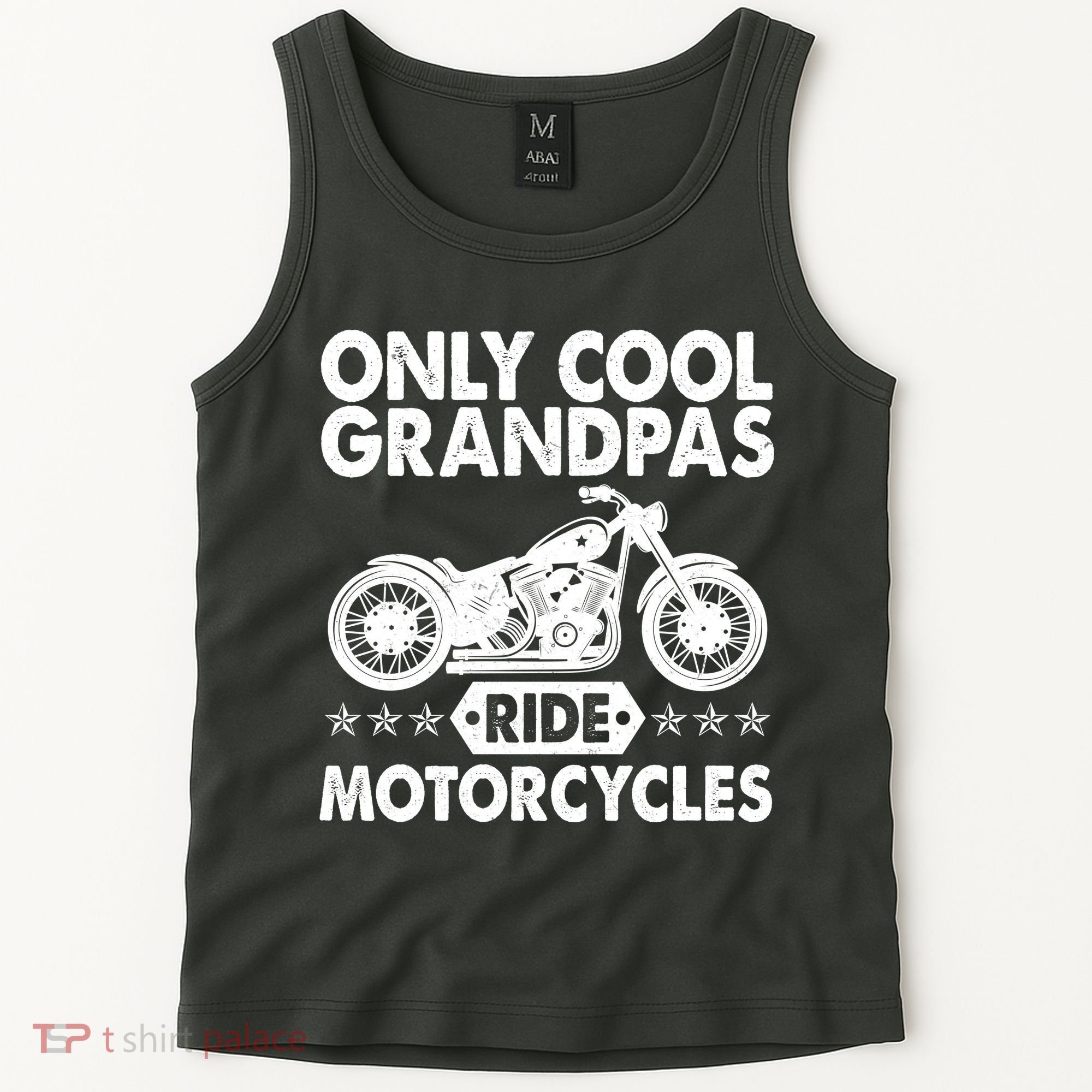 Only Cool Grandpas Ride Motorcycles Tank Top