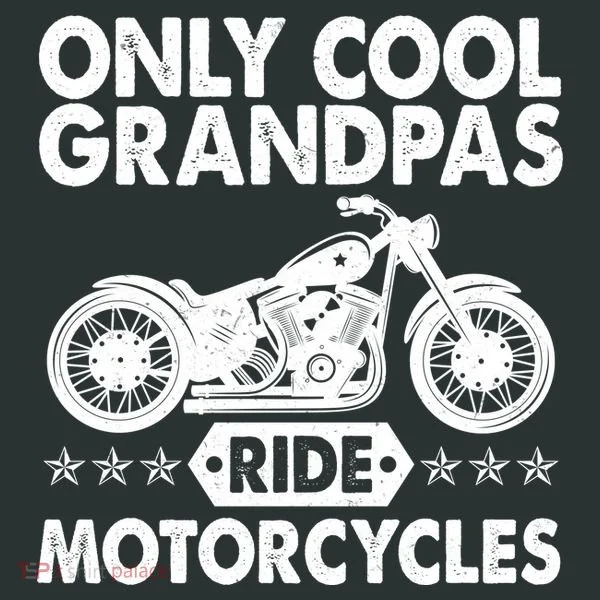 Only Cool Grandpas Ride Motorcycles Women's T-Shirt