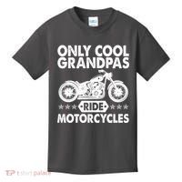 Only Cool Grandpas Ride Motorcycles Kids T-Shirt thumb 0