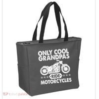 Only Cool Grandpas Ride Motorcycles Tote Bag thumb 2