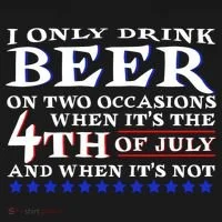 Only Drink Beer On Two Occasions Button thumb 1