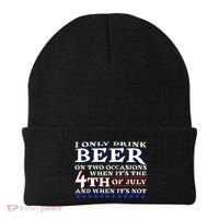 Only Drink Beer On Two Occasions Beanie thumb 0