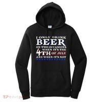 Only Drink Beer On Two Occasions Women's Hoodie thumb 0