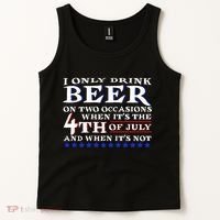 Only Drink Beer On Two Occasions Tank Top thumb 2