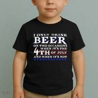 Only Drink Beer On Two Occasions Toddler T-Shirt thumb 2