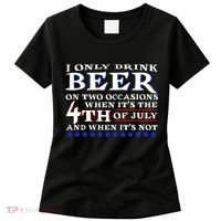 Only Drink Beer On Two Occasions Women's T-Shirt thumb 0