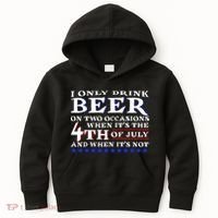 Only Drink Beer On Two Occasions Kids Hoodie thumb 0