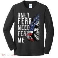 Only Fear Need Fear Me Kids Long Sleeve Shirt thumb 0