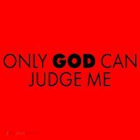 Only God Can Judge Me Santa Hat thumb 1