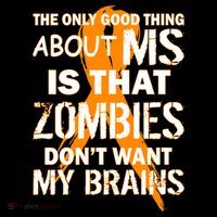Only Good Thing About MS Zombies Don't Want My Brains Ornament thumb 1