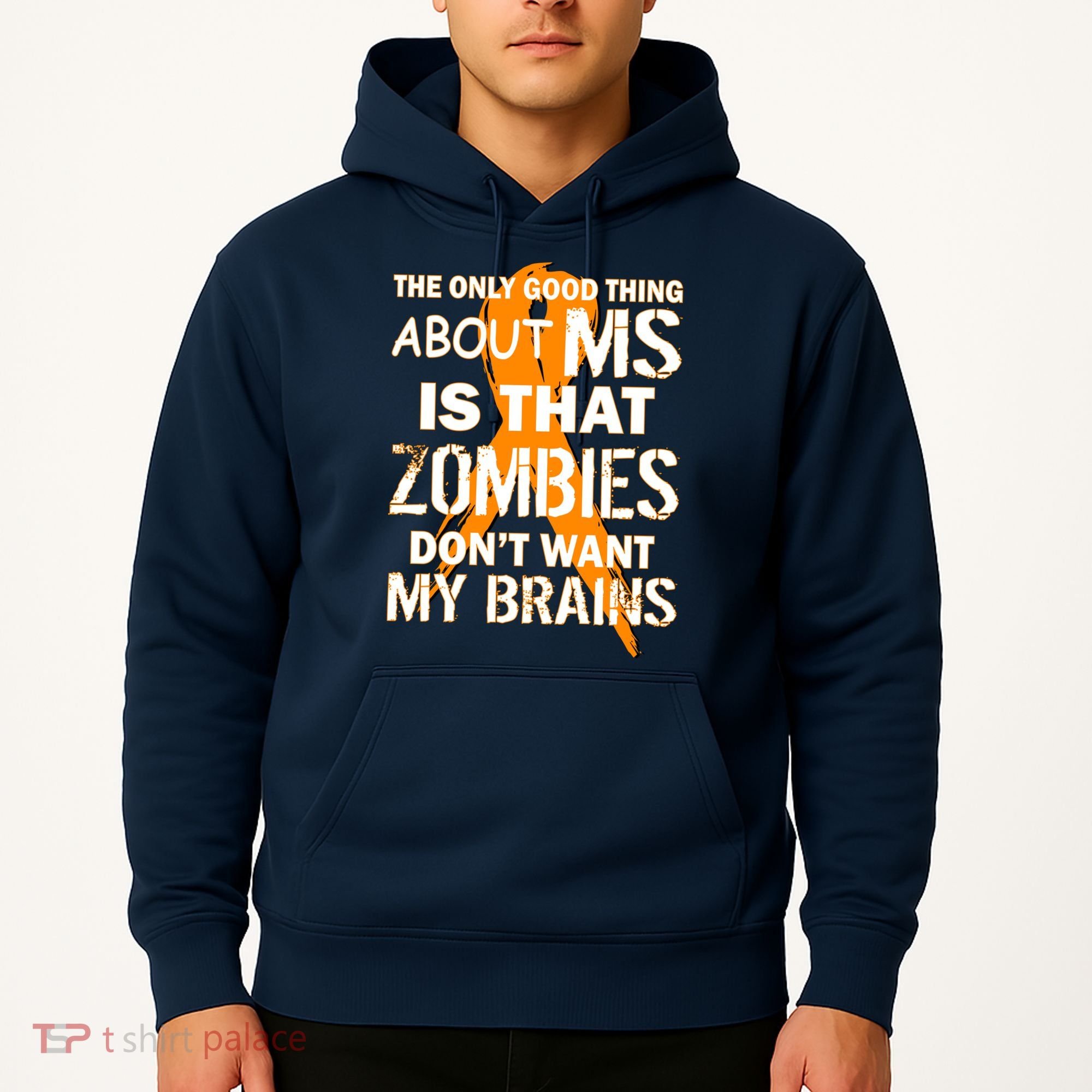 Only Good Thing About MS Zombies Don't Want My Brains Hoodie