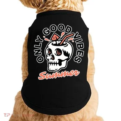 Only Good Vibes Summer Doggie Tank