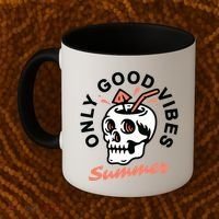 Only Good Vibes Summer Coffee Mug thumb 2