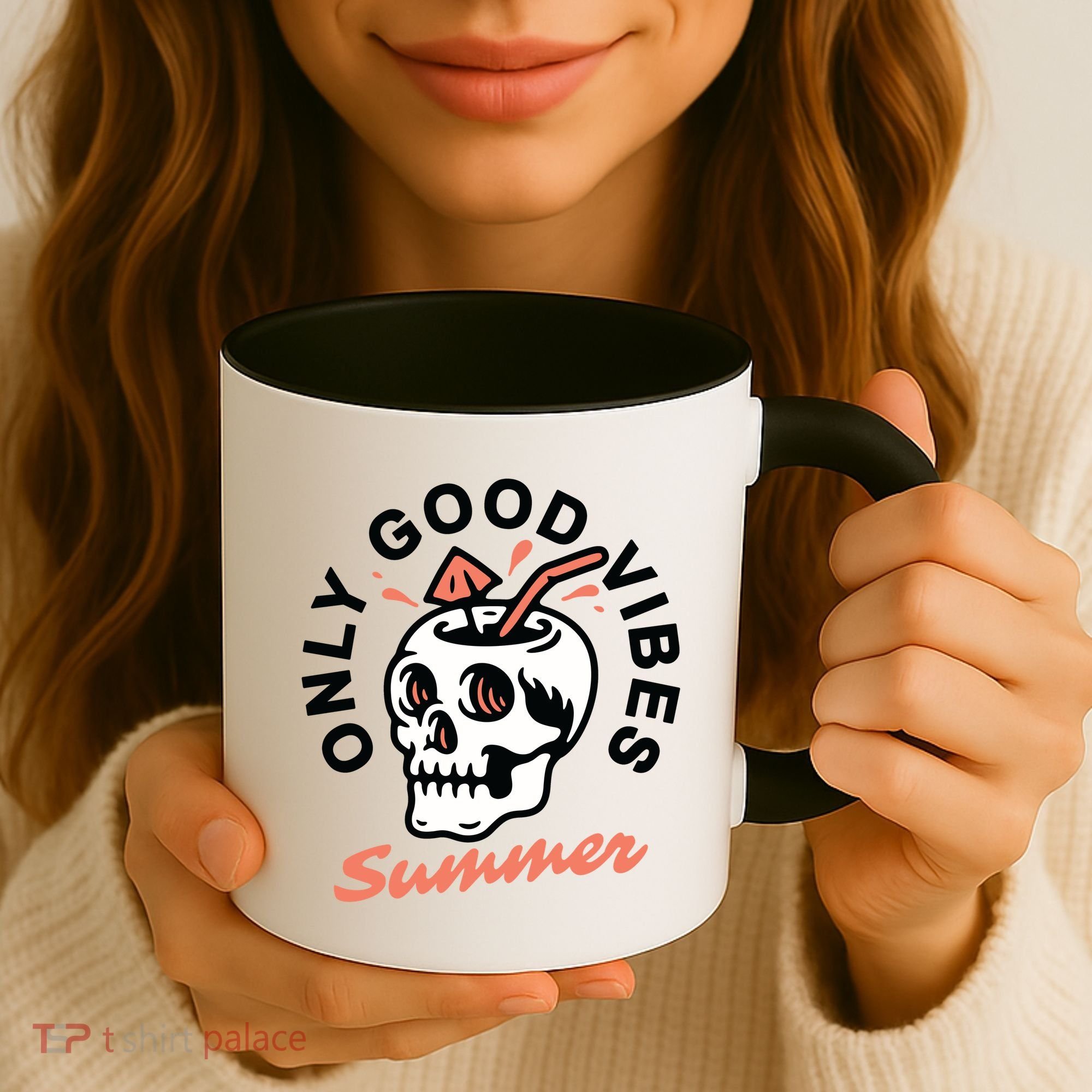 Only Good Vibes Summer Coffee Mug