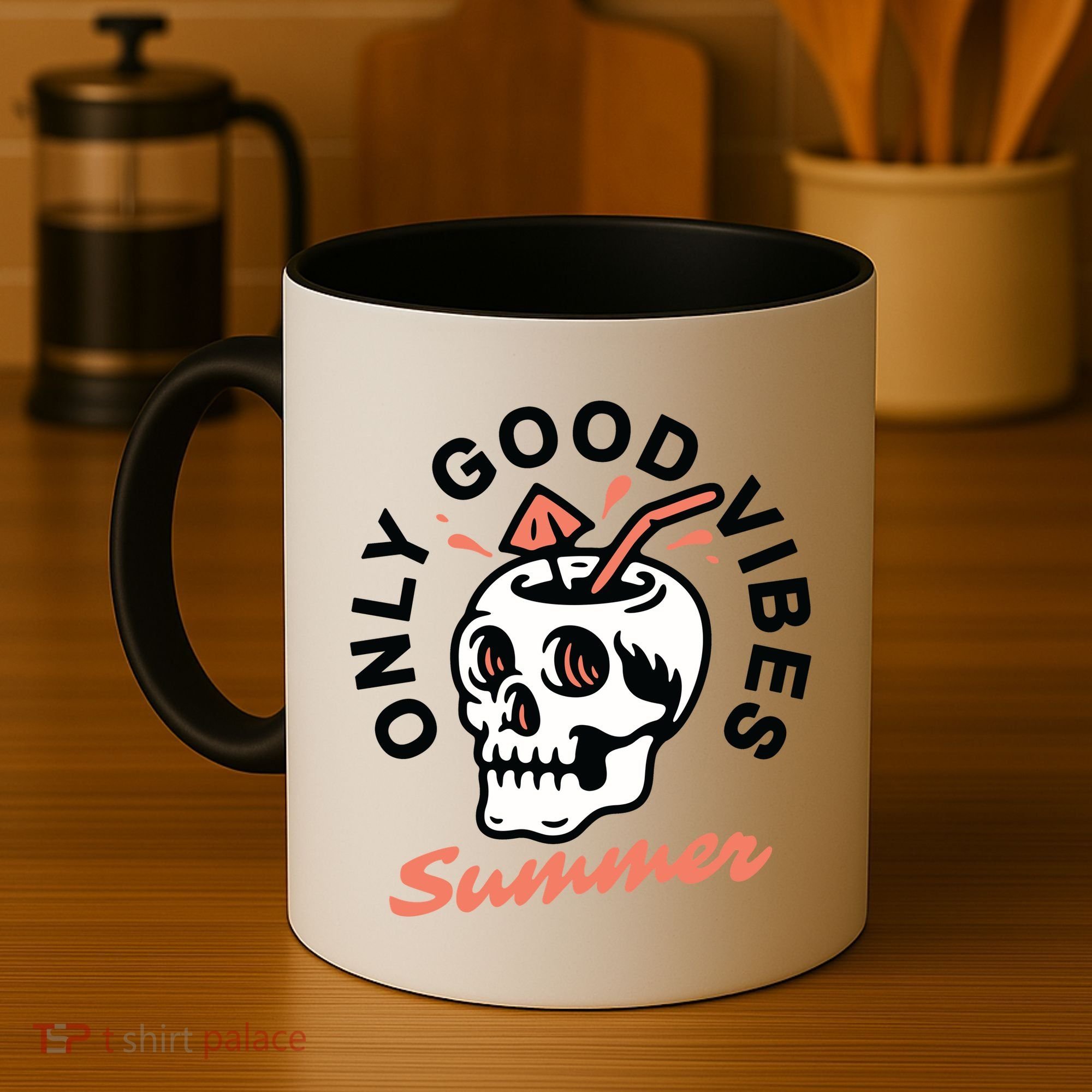 Only Good Vibes Summer Coffee Mug