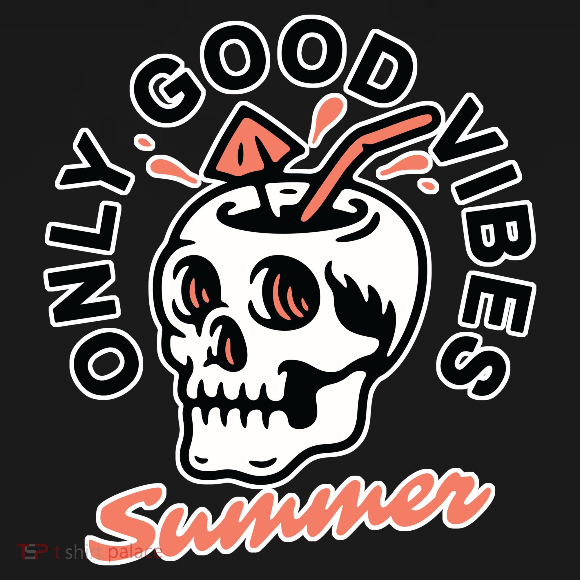 Only Good Vibes Summer Pajama Set
