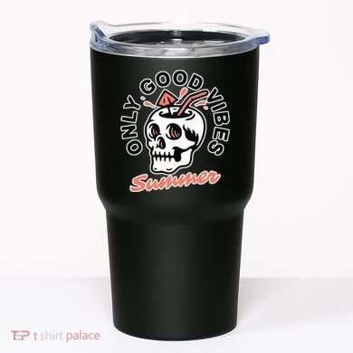 Only Good Vibes Summer Tumbler