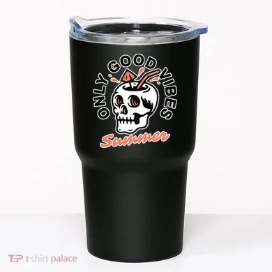 Only Good Vibes Summer Tumbler