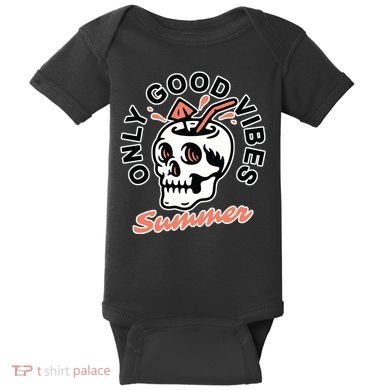 Only Good Vibes Summer Baby Bodysuit