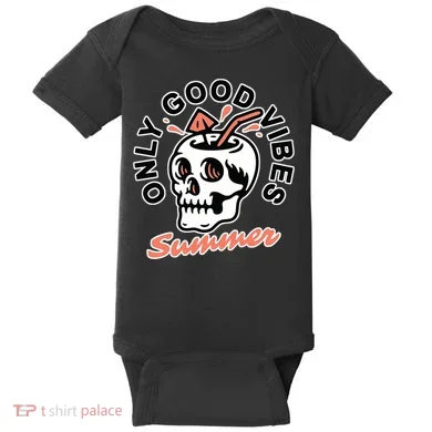 Only Good Vibes Summer Baby Bodysuit