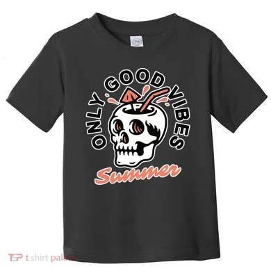 Only Good Vibes Summer Toddler T-Shirt