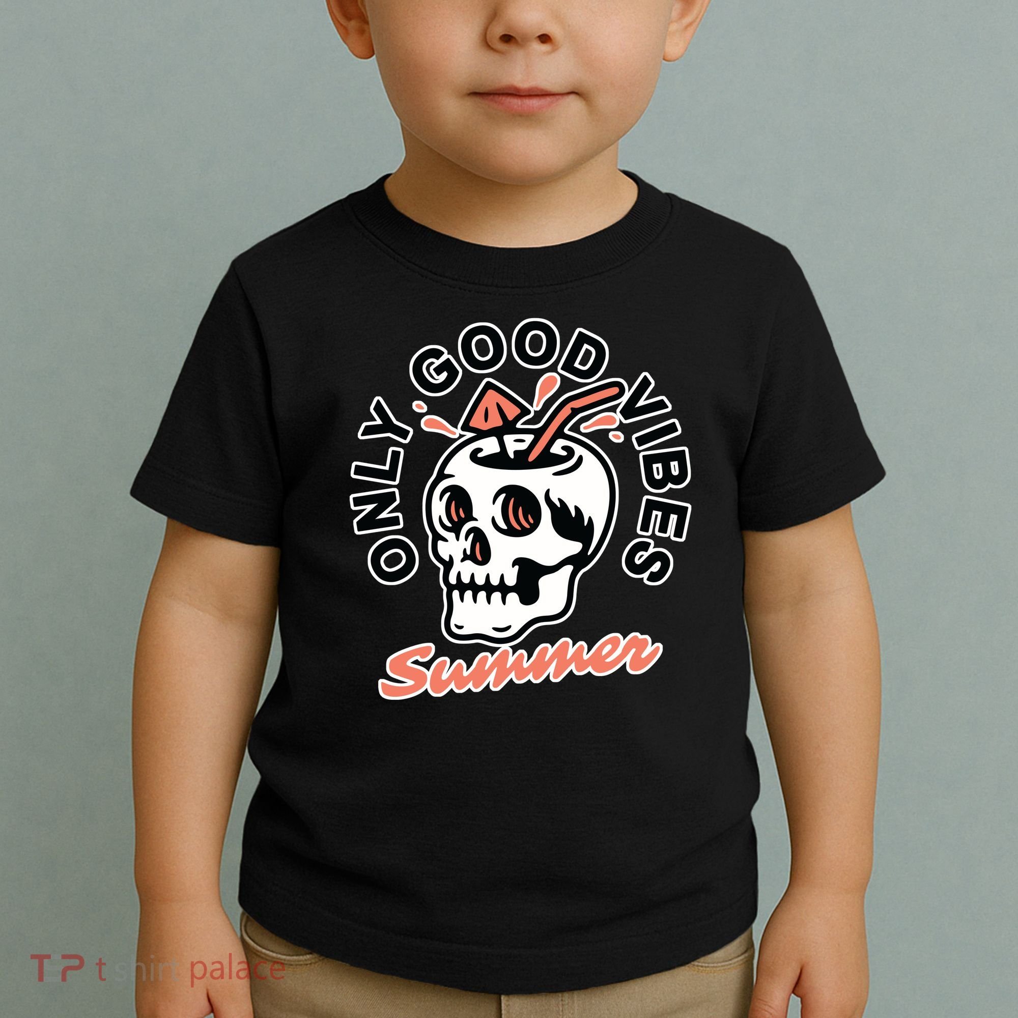 Only Good Vibes Summer Toddler T-Shirt