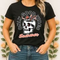 Only Good Vibes Summer Women's T-Shirt thumb 2