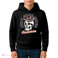 Only Good Vibes Summer Kids Hoodie thumb 4