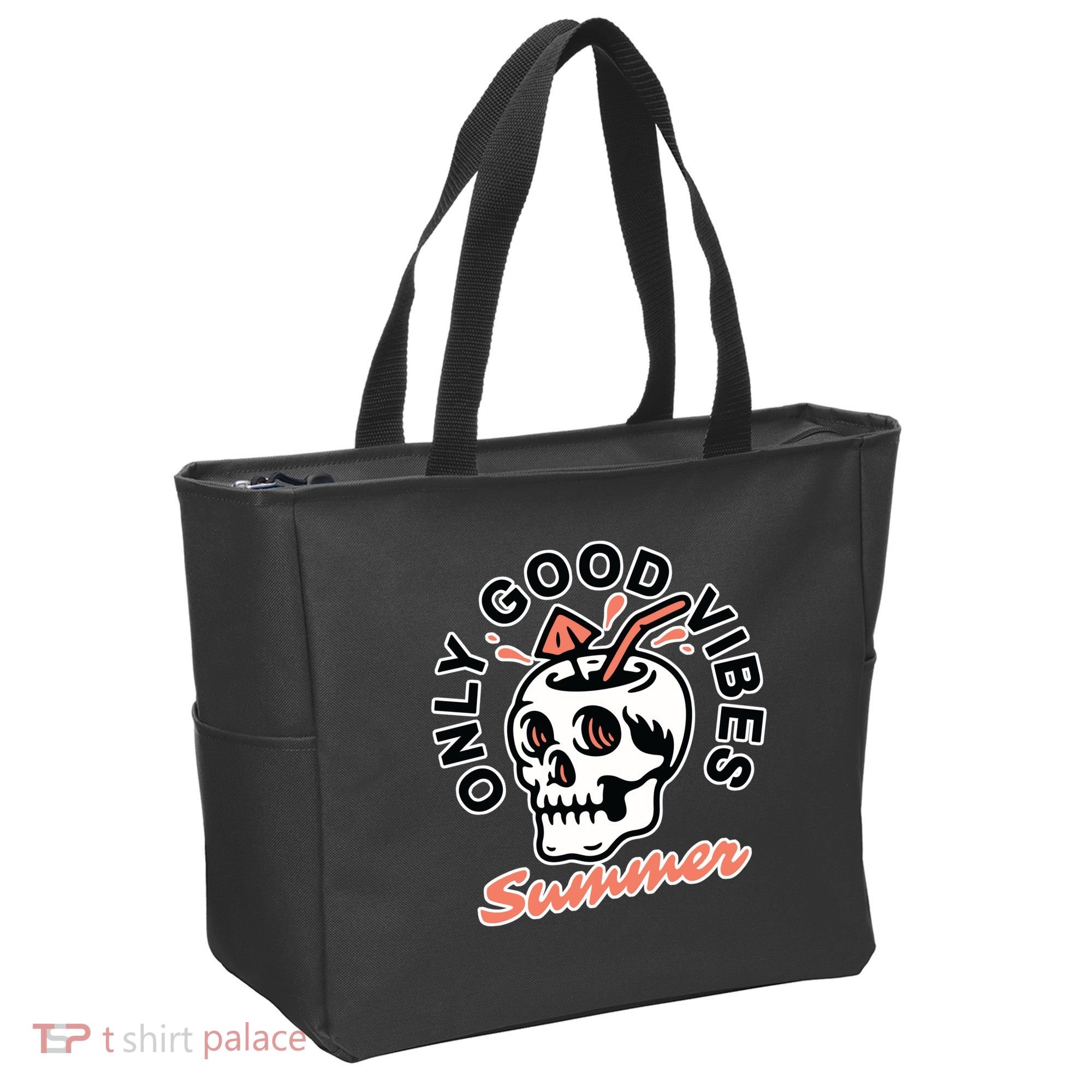 Only Good Vibes Summer Tote Bag