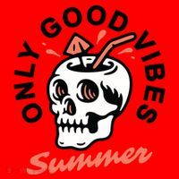 Only Good Vibes Summer Santa Hat thumb 1