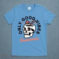 Only Good Vibes Summer T-Shirt thumb 4