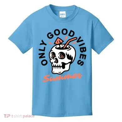 Only Good Vibes Summer Kids T-Shirt