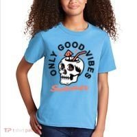 Only Good Vibes Summer Kids T-Shirt thumb 2