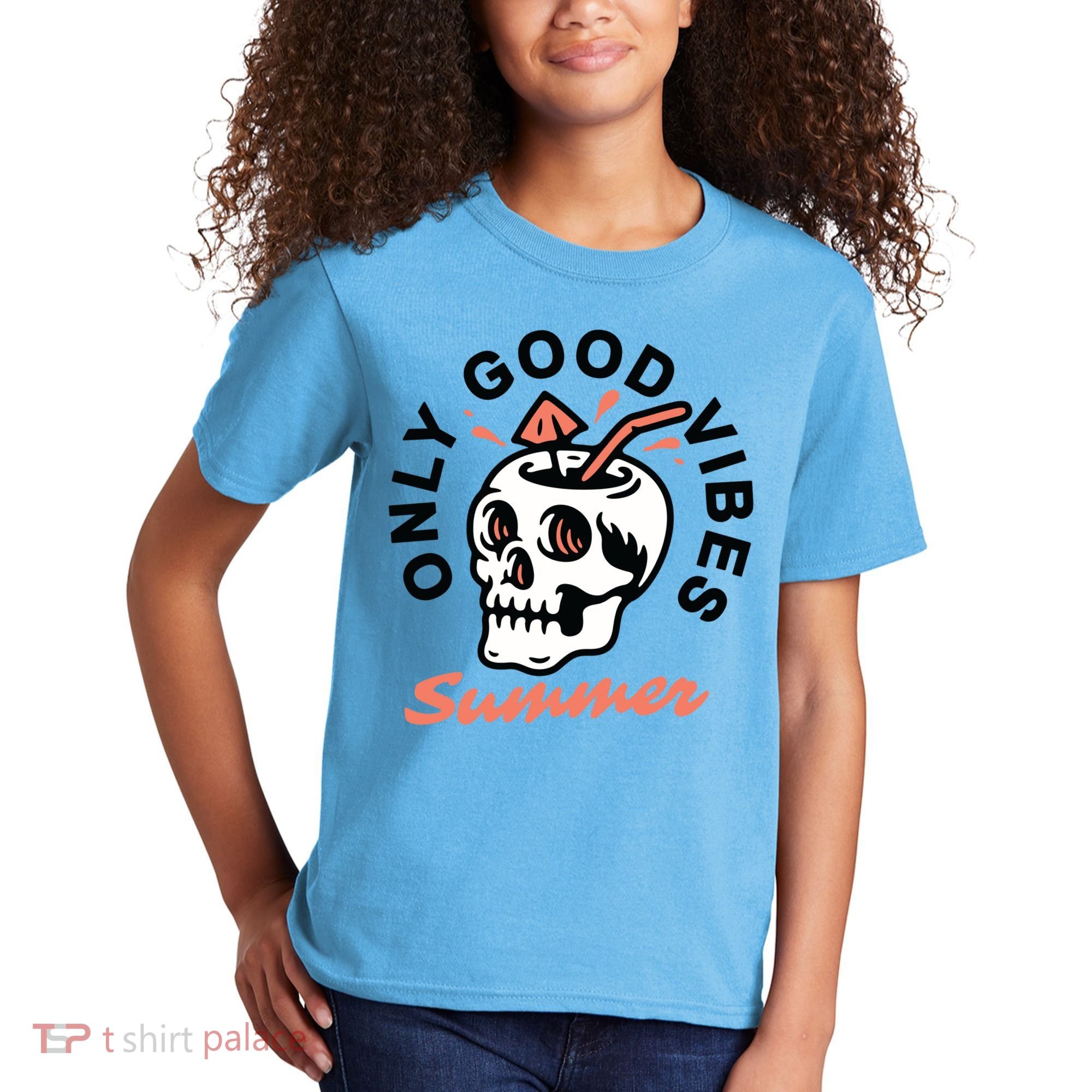Only Good Vibes Summer Kids T-Shirt