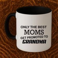 Only The Best Moms Get Promoted To Grandma Coffee Mug thumb 2