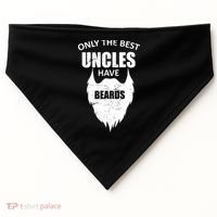 Only The Best Uncles Have Beards USA-Made Doggie Bandana thumb 0