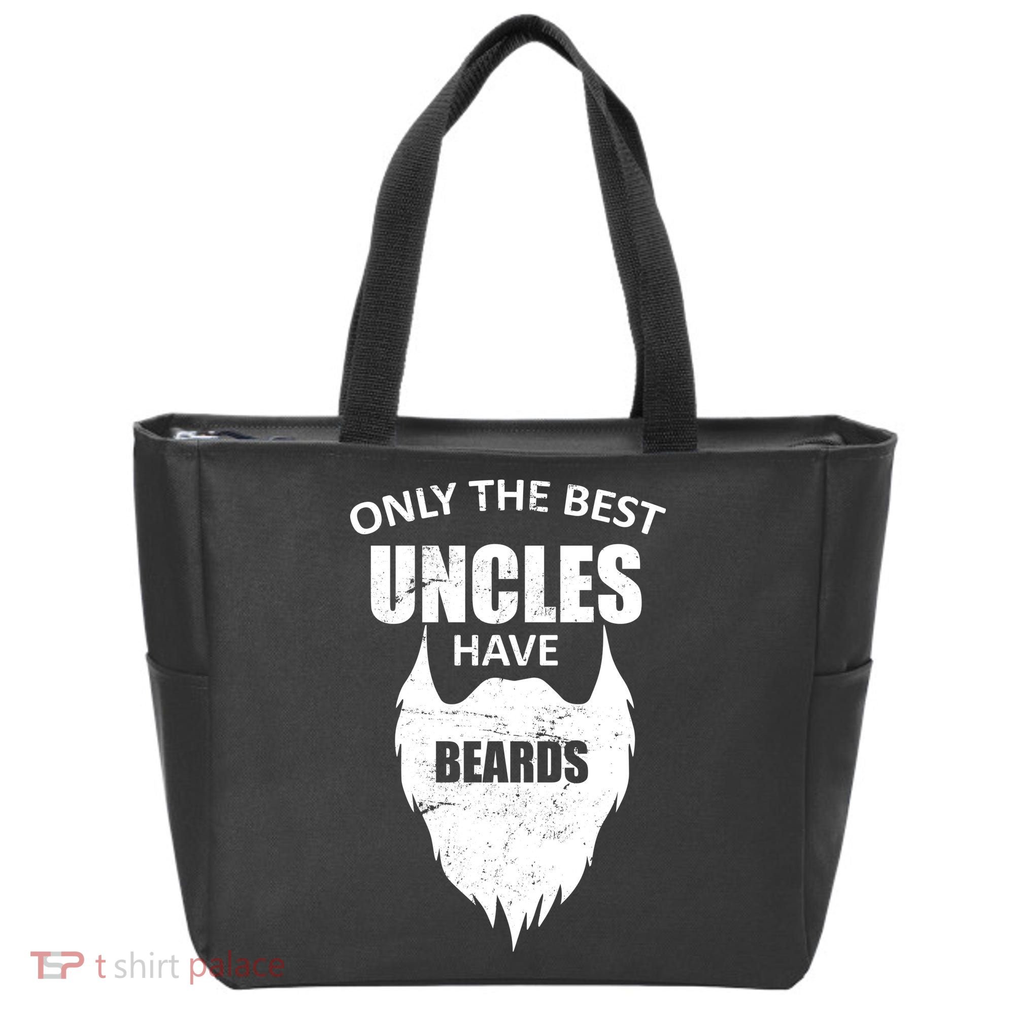 Only The Best Uncles Have Beards Tote Bag