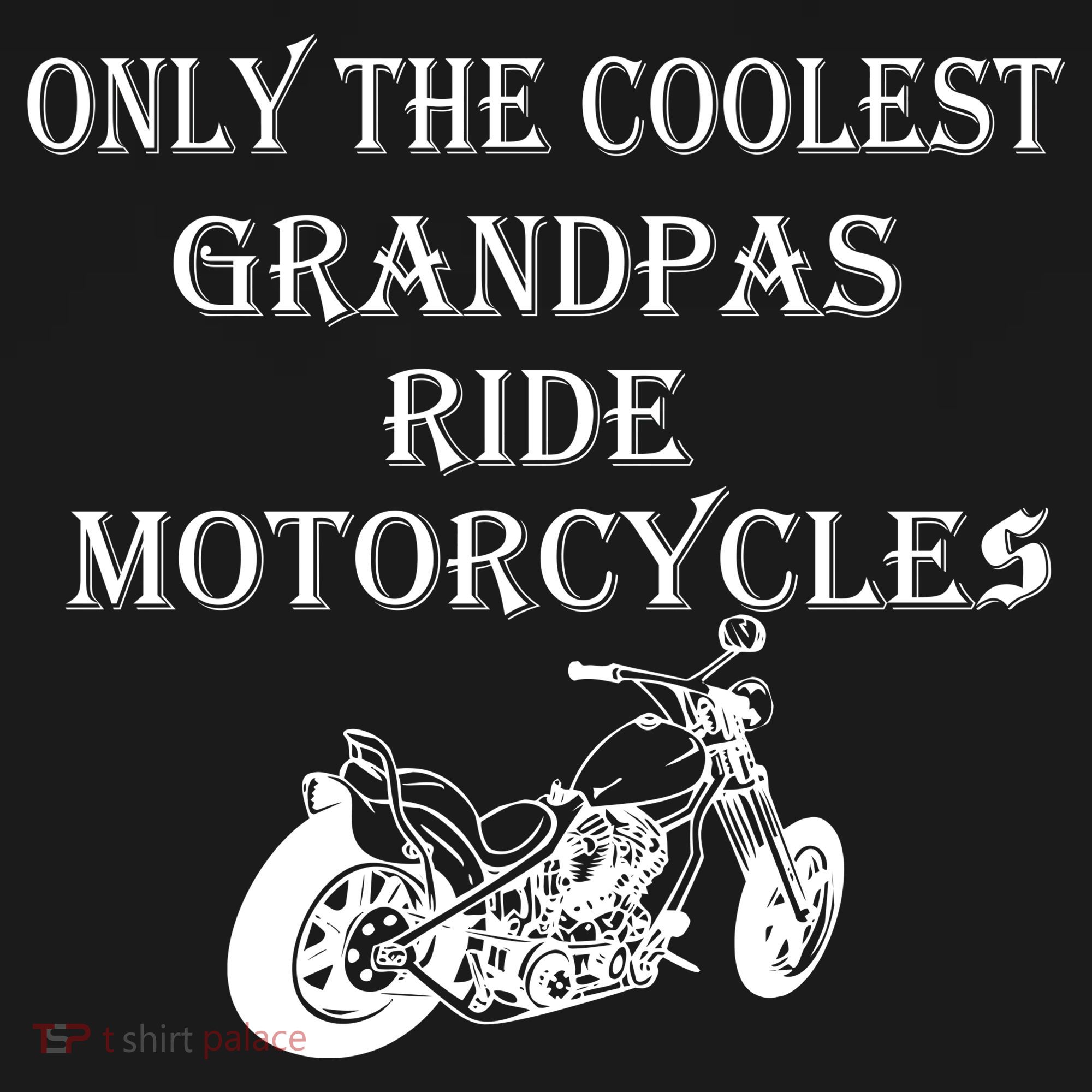 Only The Coolest Grandpas Ride Motorcycles Bike Bucket Hat