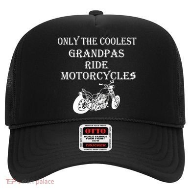 Only The Coolest Grandpas Ride Motorcycles Bike Hat