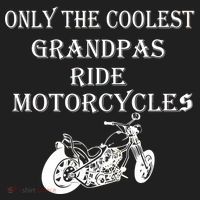 Only The Coolest Grandpas Ride Motorcycles Bike Hat thumb 2