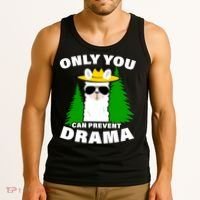 Only You Can Prevent Drama Tank Top thumb 3