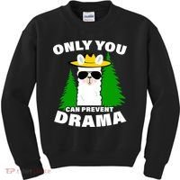Only You Can Prevent Drama Kids Sweatshirt thumb 0