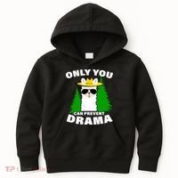 Only You Can Prevent Drama Kids Hoodie thumb 0