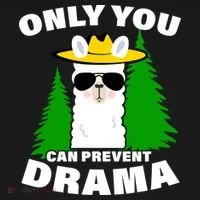 Only You Can Prevent Drama Kids Long Sleeve Shirt thumb 2