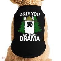 Only You Can Prevent Drama Funny LLama Doggie Tank thumb 0