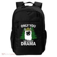 Only You Can Prevent Drama Funny LLama Backpack thumb 0