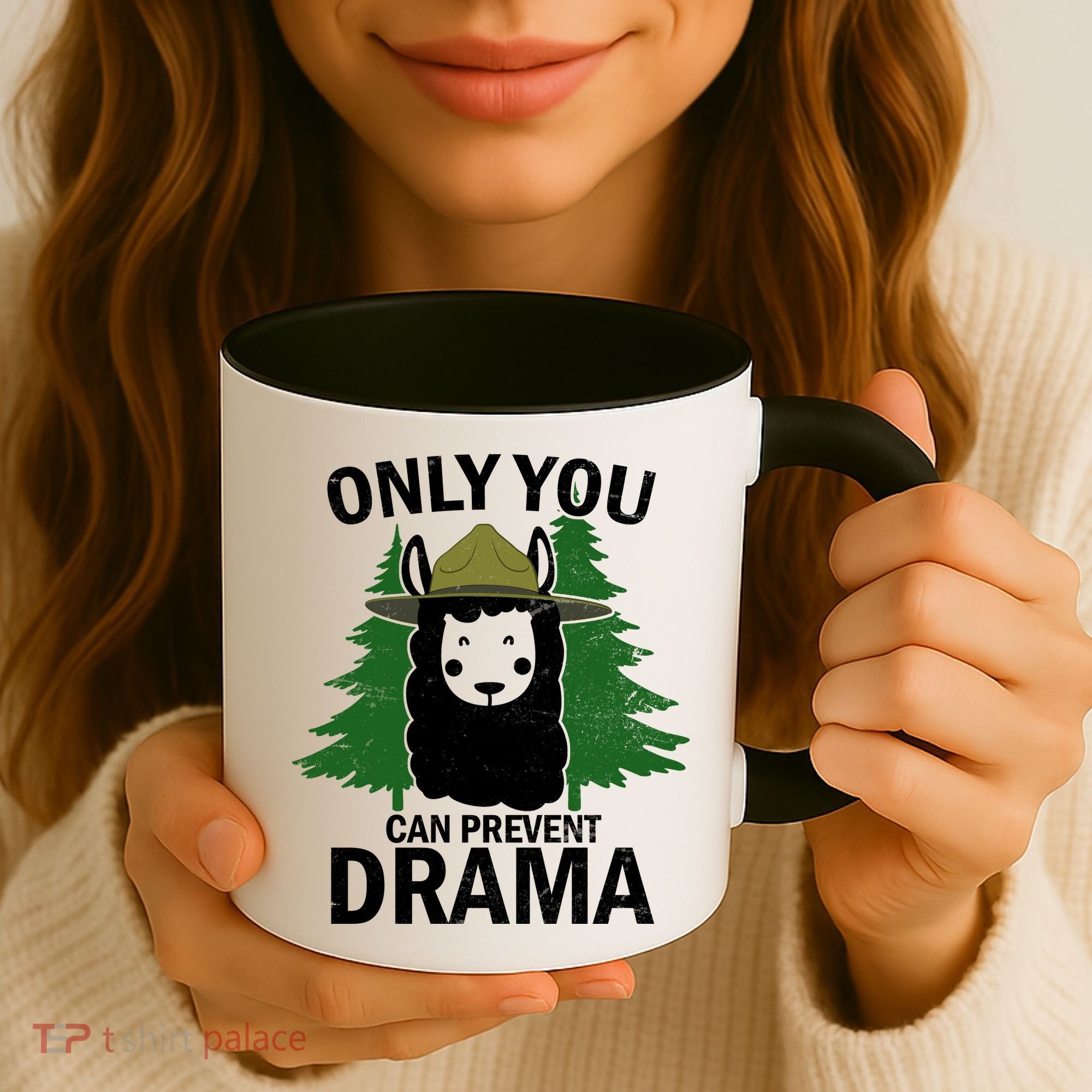 Only You Can Prevent Drama Funny LLama Coffee Mug