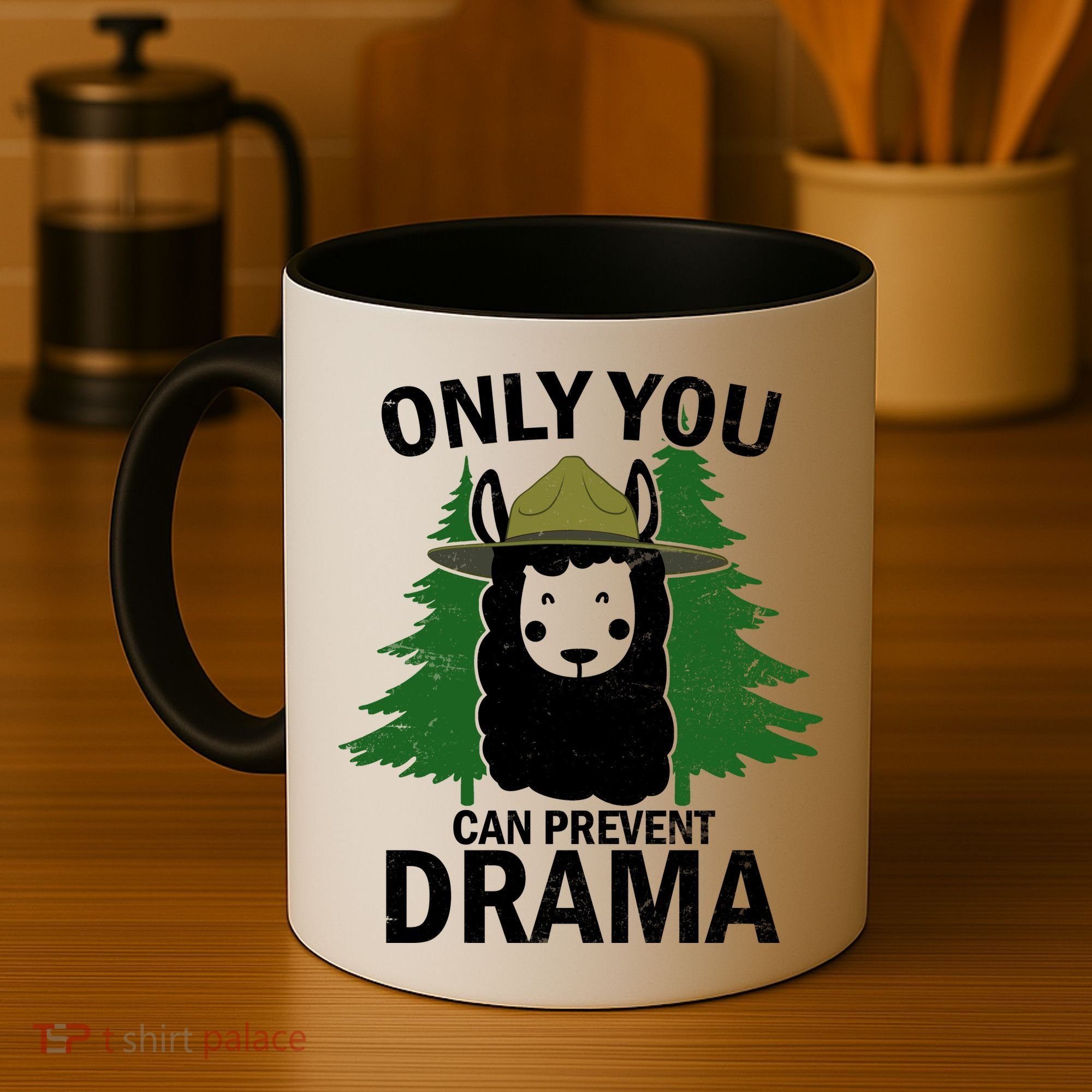 Only You Can Prevent Drama Funny LLama Coffee Mug