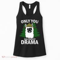 Only You Can Prevent Drama Funny LLama Women's Tank Top thumb 0