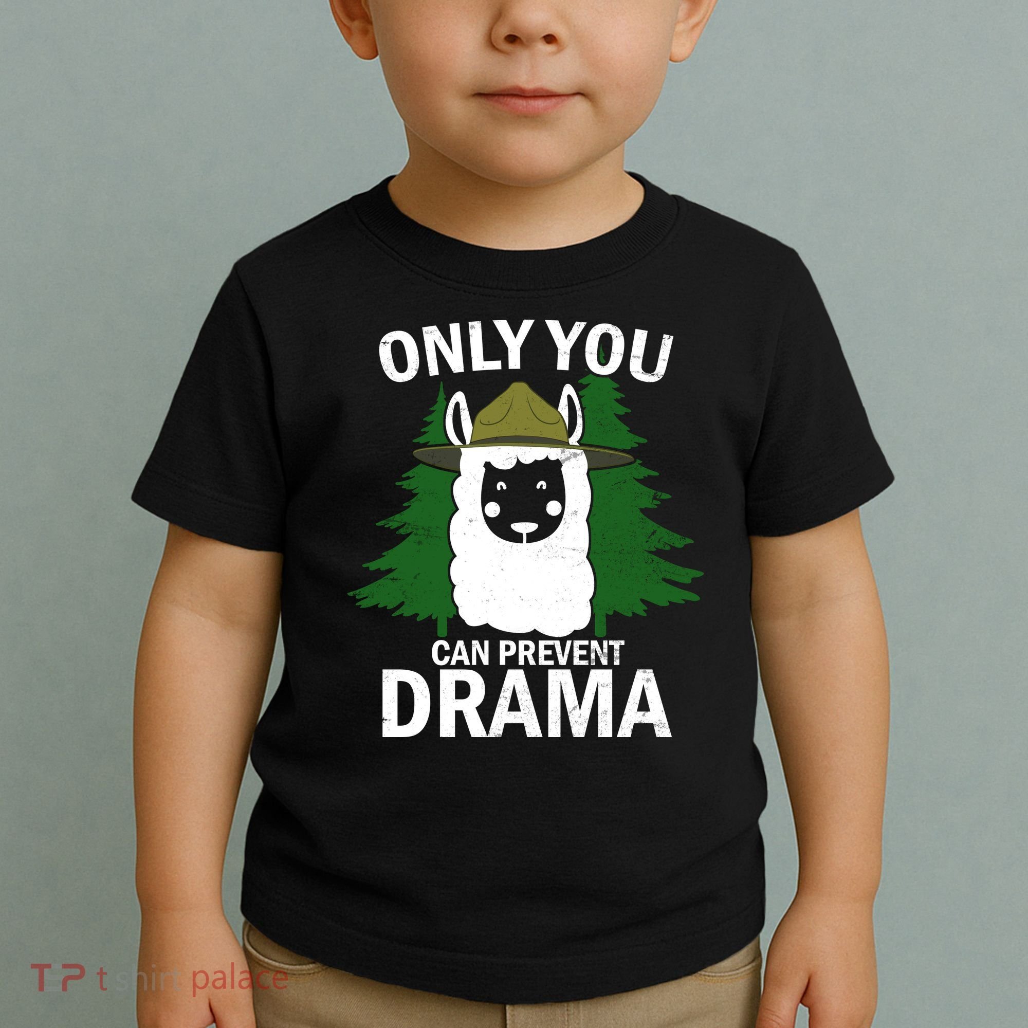 Only You Can Prevent Drama Funny LLama Toddler T-Shirt